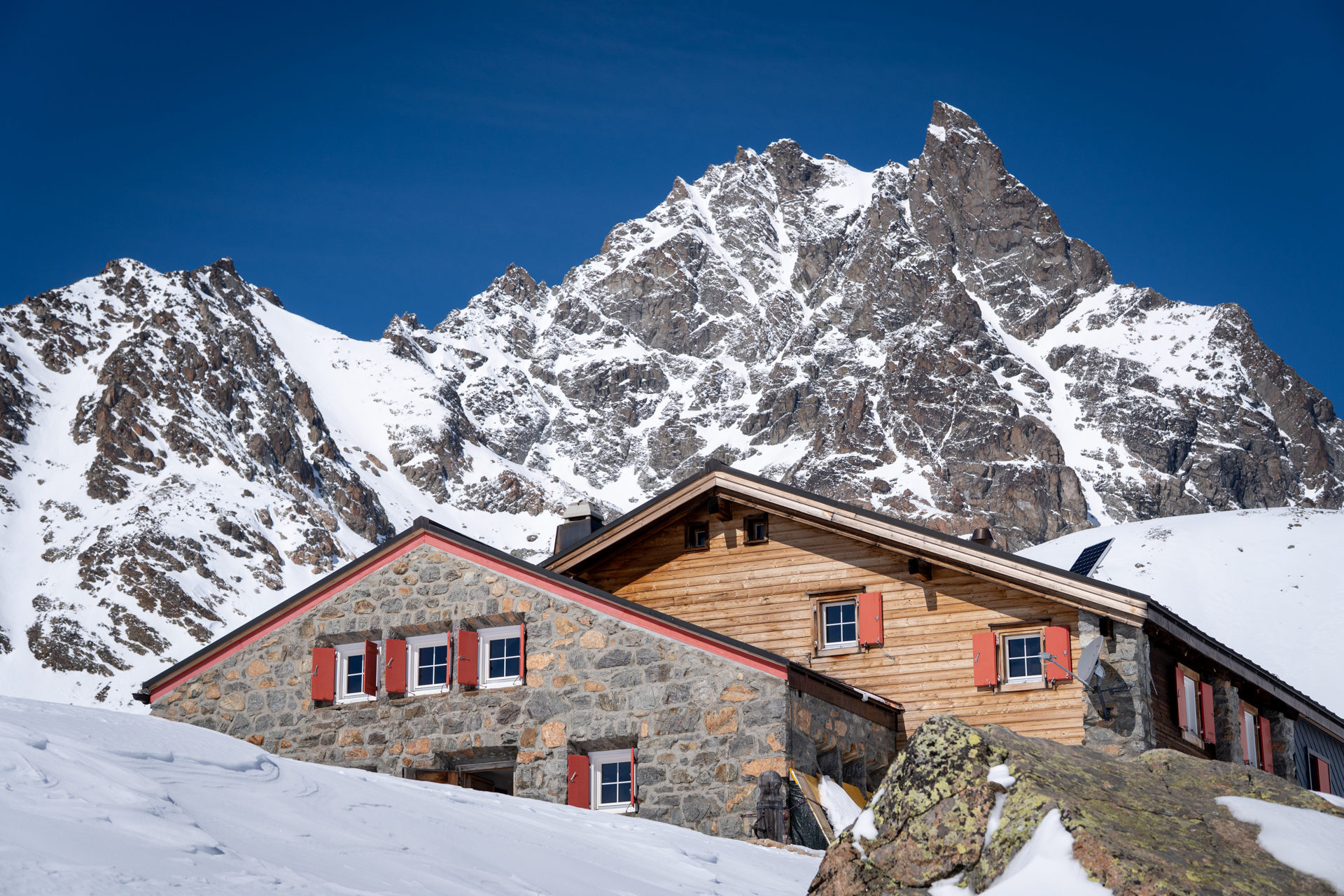 Skiturowy trawers Alp Albula